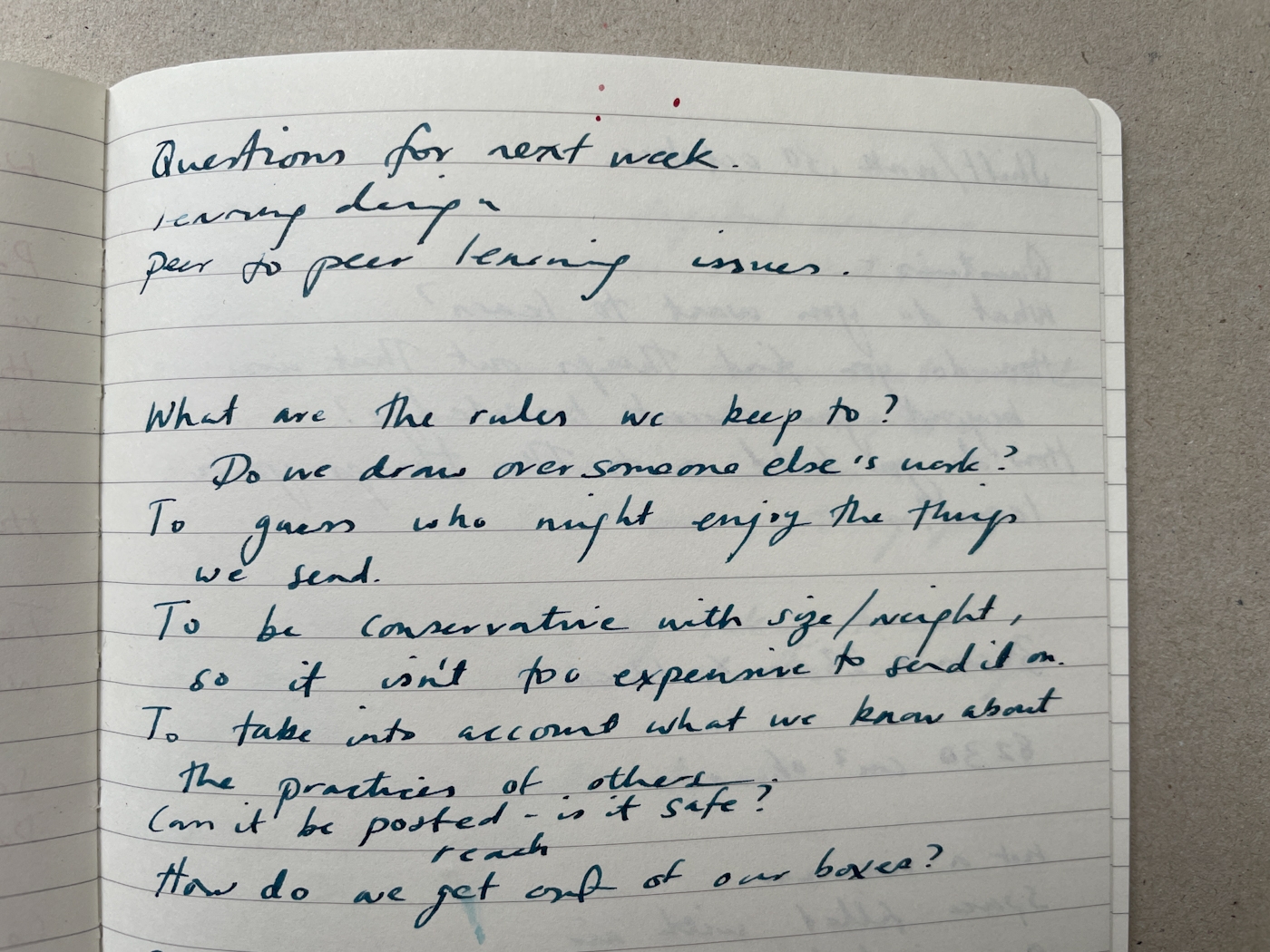 Notes from week 4 page 2